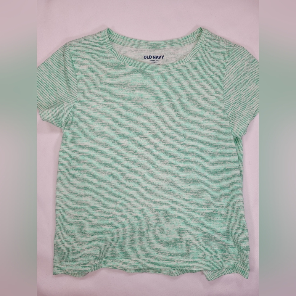 Old Navy Softest Tee Teal T-shirt. Size S(6-7)